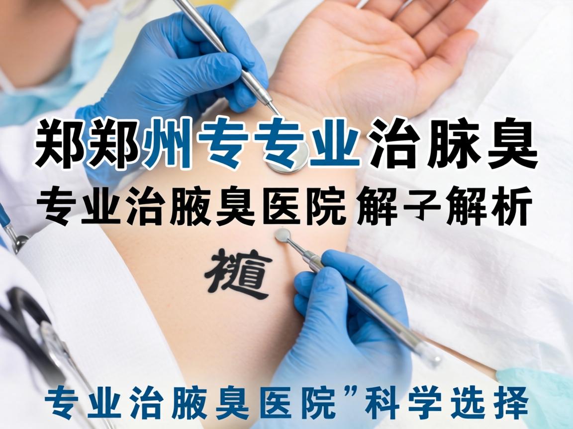 郑州专业治腋臭医院解析，专业治腋臭医院的科学选择