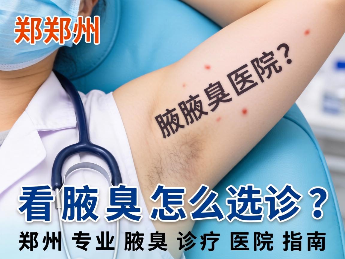 郑州看腋臭医院怎么选？郑州专业腋臭诊疗医院指南