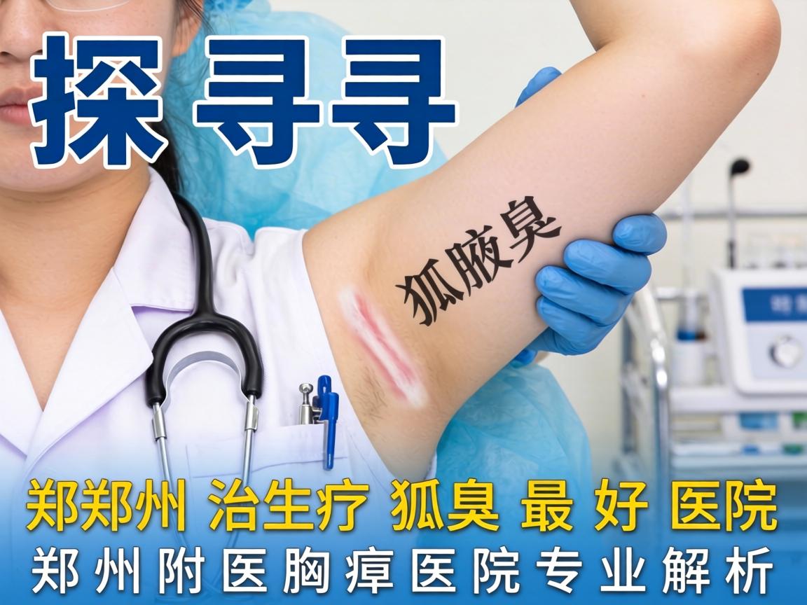 探寻郑州治疗狐臭最好医院，郑州附医腋臭医院专业解析