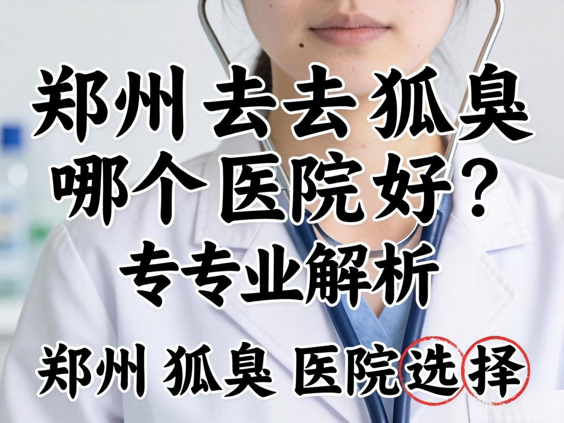 郑州去狐臭哪个医院好？专业解析郑州狐臭医院选择