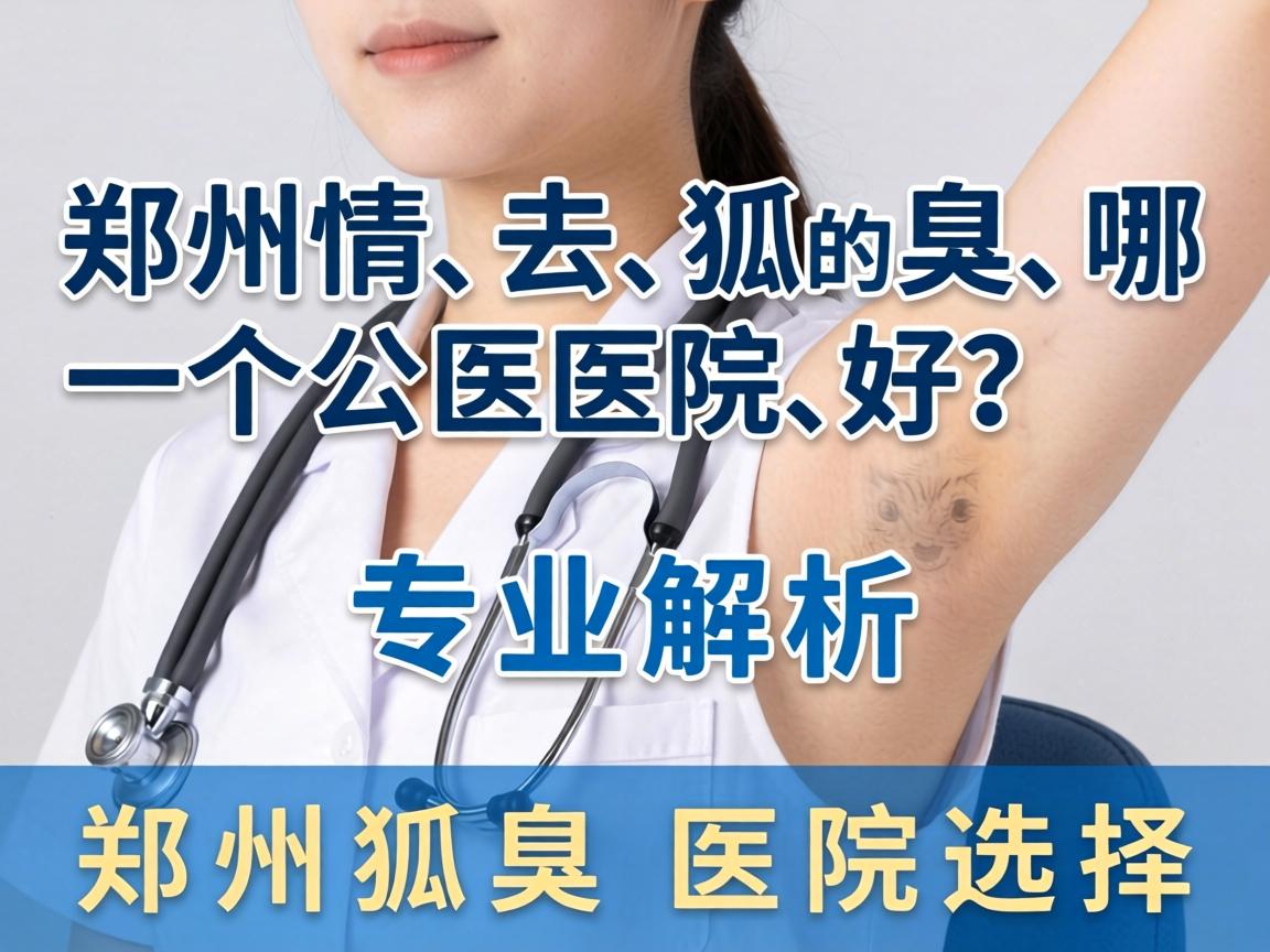 郑州去狐臭哪个医院好？专业解析郑州狐臭医院选择