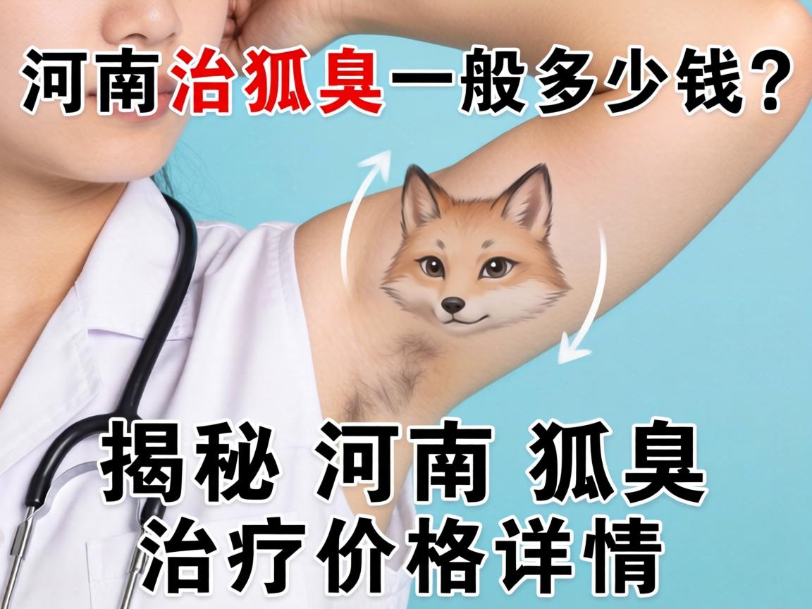河南治狐臭一般多少钱？揭秘河南狐臭治疗价格详情