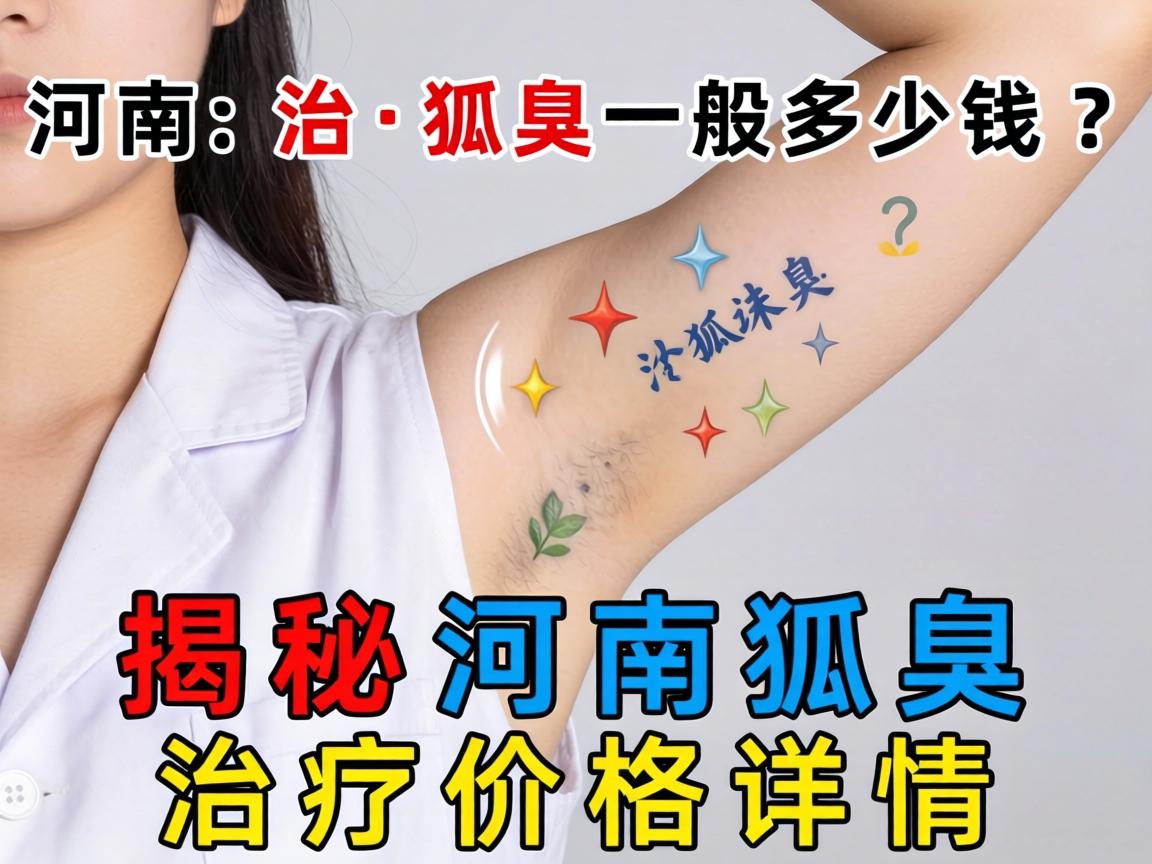河南治狐臭一般多少钱？揭秘河南狐臭治疗价格详情