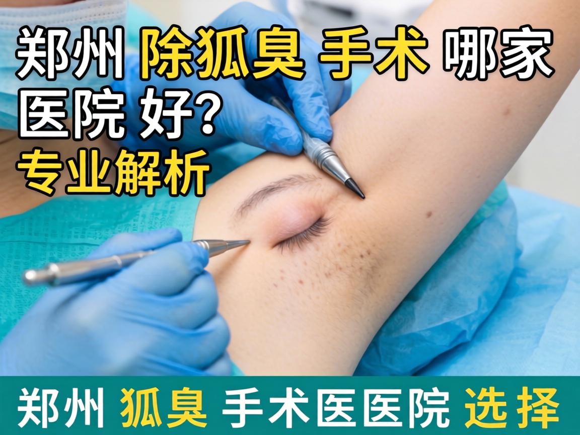 郑州除狐臭手术哪家医院好？专业解析郑州狐臭手术医院选择