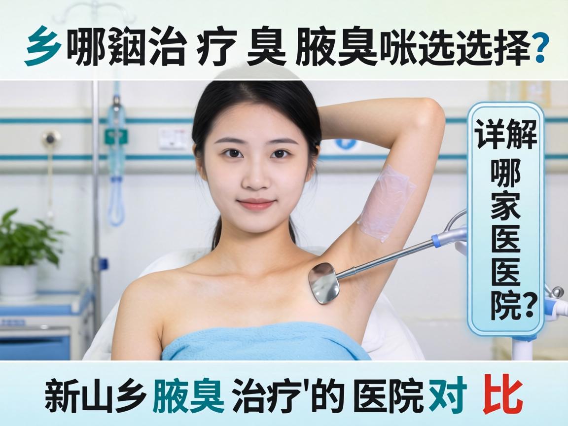 新乡治疗腋臭选择哪家医院？详解新乡腋臭治疗的医院对比