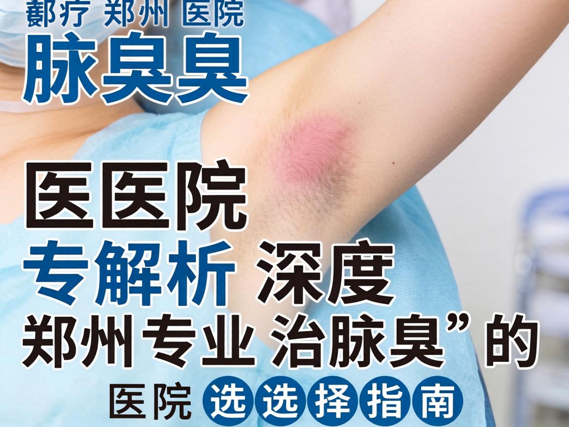 郑州腋臭医院深度解析，郑州专业治腋臭的医院选择指南