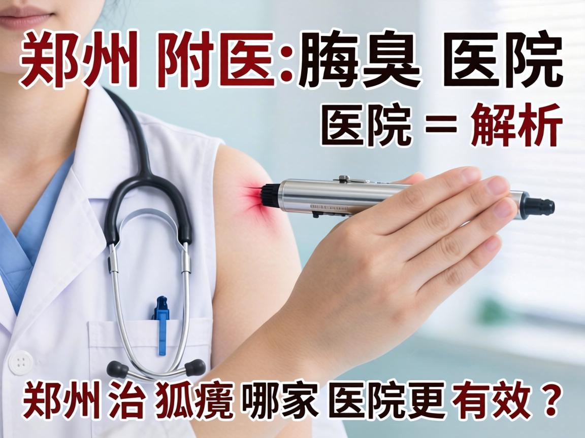 郑州附医腋臭医院解析，郑州治狐臭哪家医院更有效？