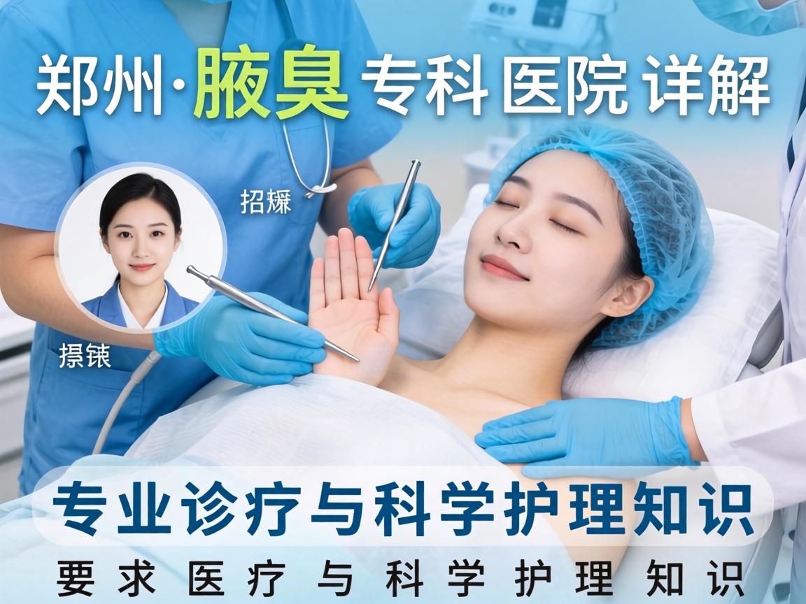 郑州腋臭专科医院详解，专业诊疗与科学护理知识