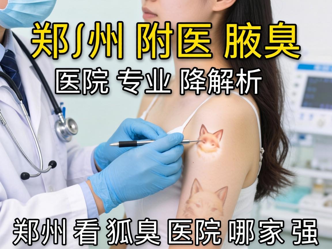 郑州附医腋臭医院专业解析，郑州看狐臭医院哪家强