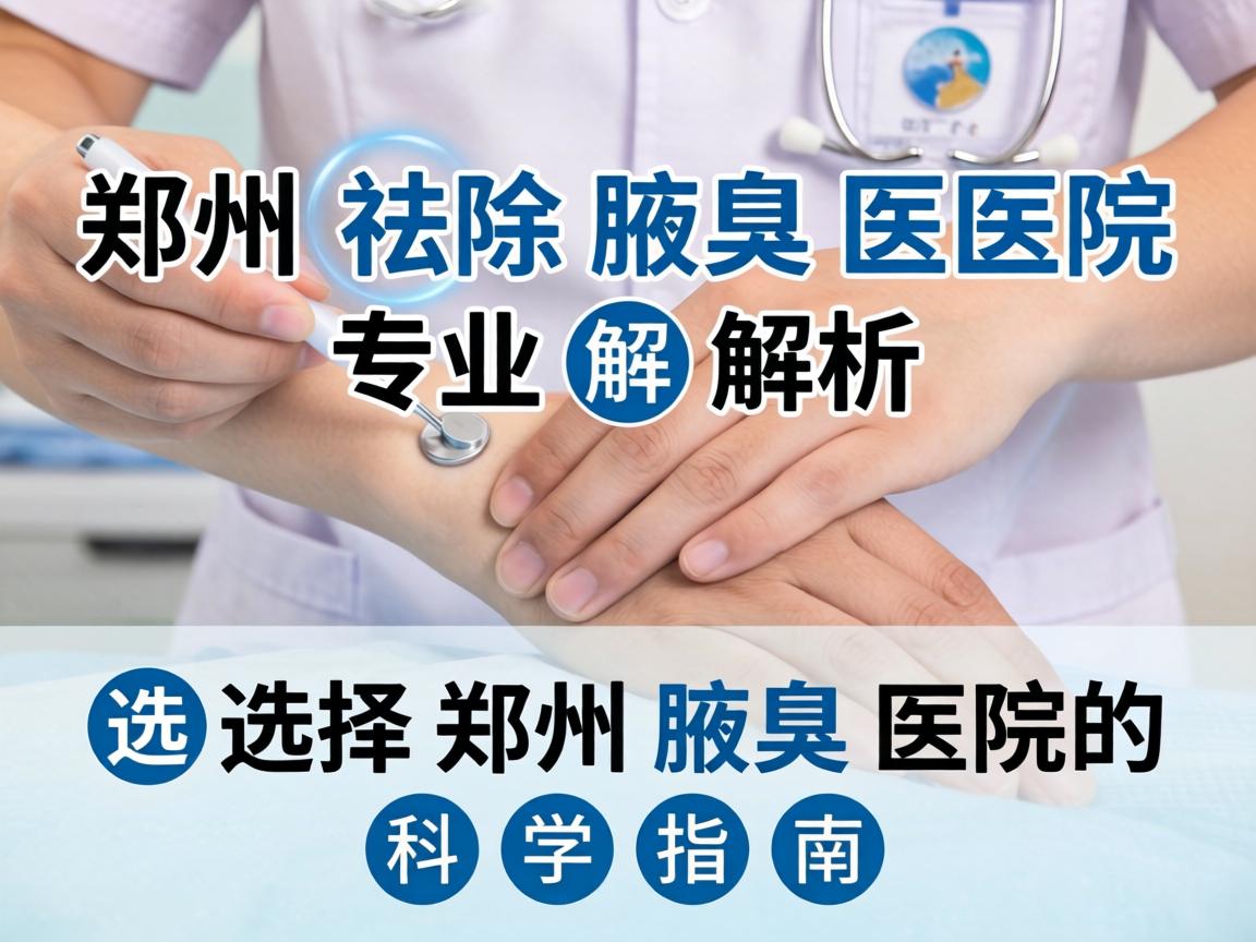 郑州祛除腋臭医院专业解析，选择郑州腋臭医院的科学指南