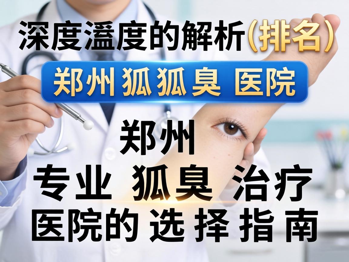 深度解析郑州狐臭医院排名，郑州专业狐臭治疗医院的选择指南