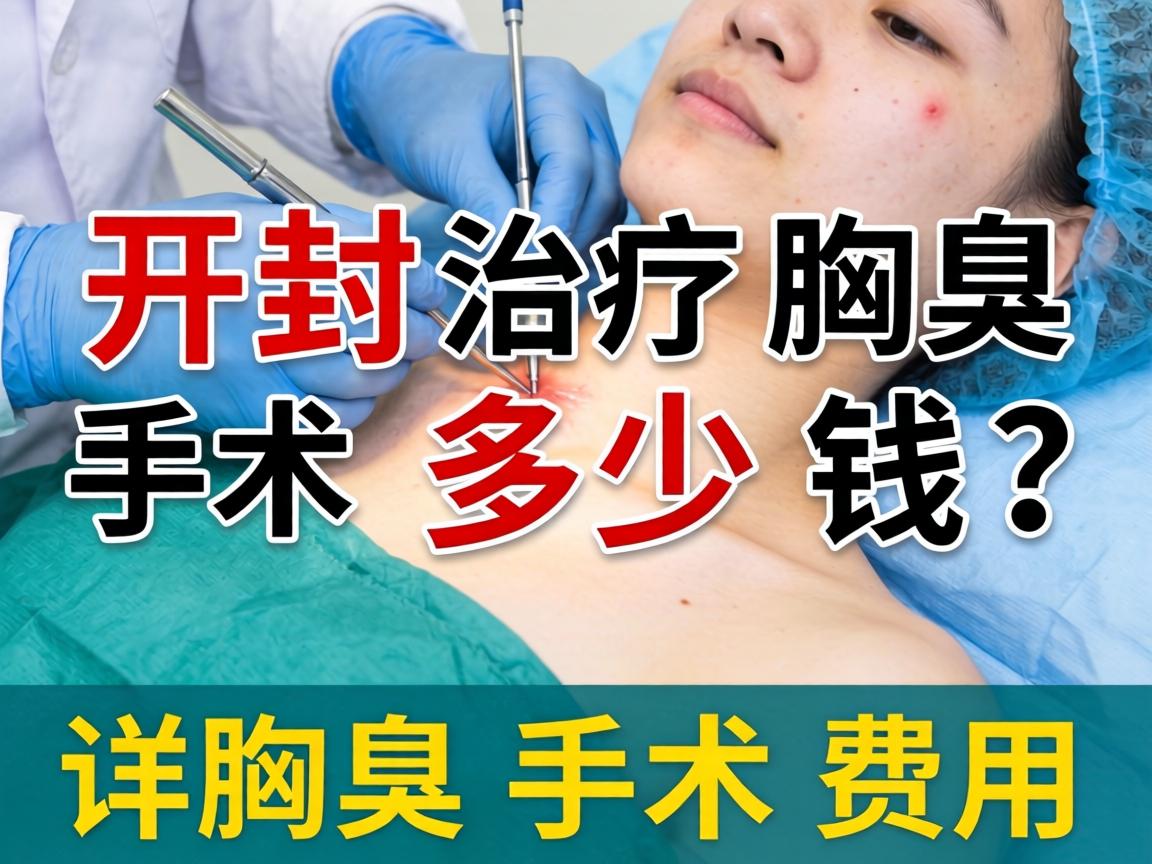 开封治疗腋臭手术多少钱？详解腋臭手术费用
