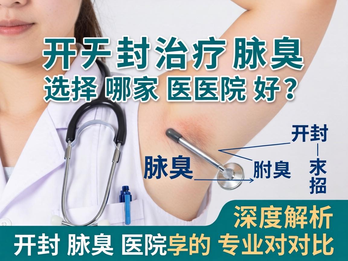 开封治疗腋臭选择哪家医院好？深度解析开封腋臭医院的专业对比