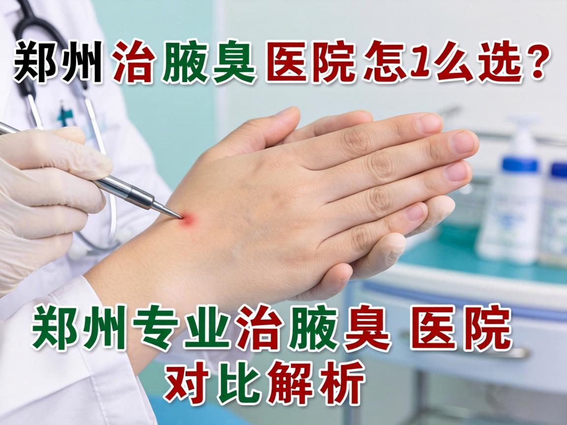 郑州治腋臭医院怎么选？郑州专业治腋臭医院对比解析