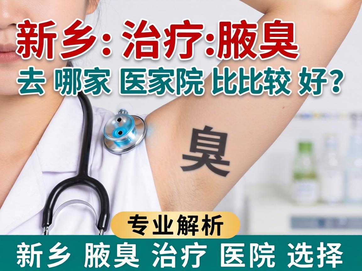 新乡治疗腋臭去哪家医院比较好？专业解析新乡腋臭治疗医院选择