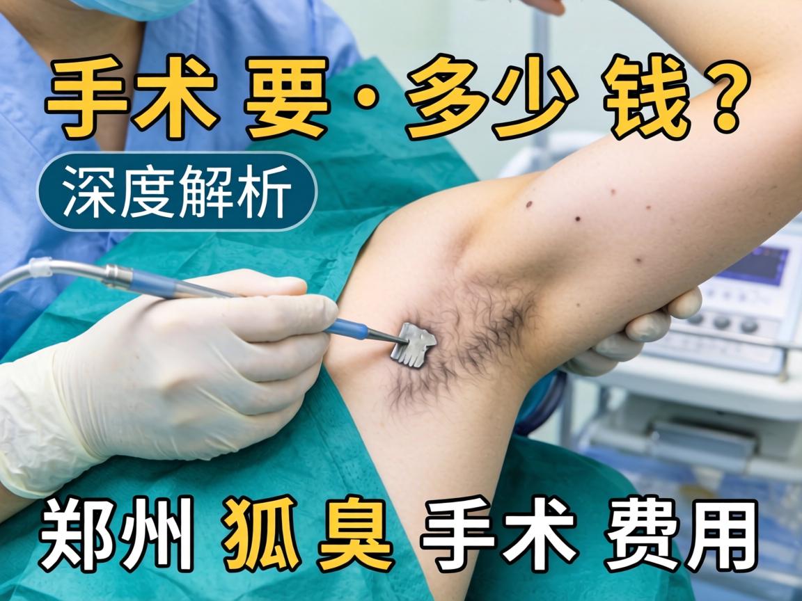 郑州狐臭手术要多少钱？深度解析郑州狐臭手术费用