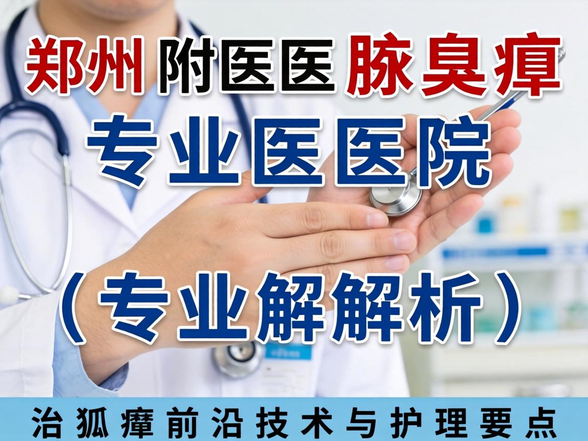 郑州附医腋臭医院专业解析，治狐臭前沿技术与护理要点