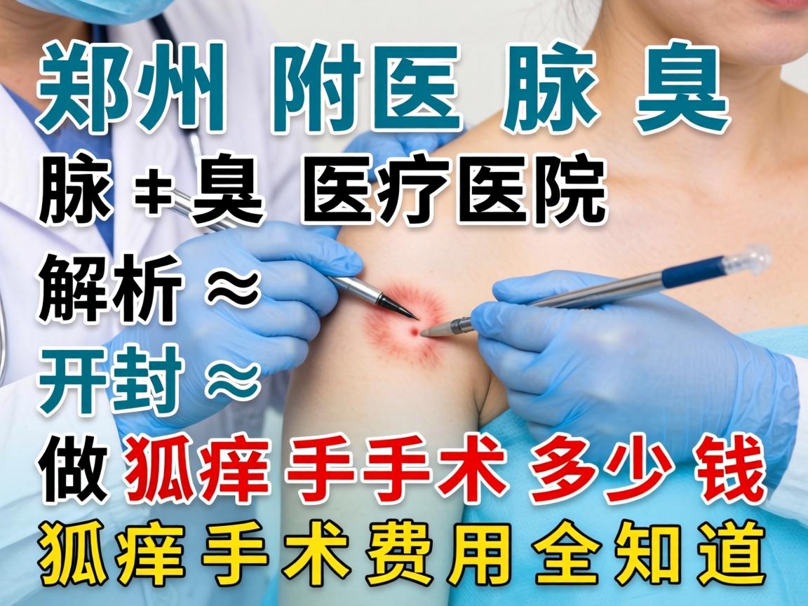 郑州附医腋臭医院解析，开封做狐臭手术多少钱，狐臭手术费用全知道