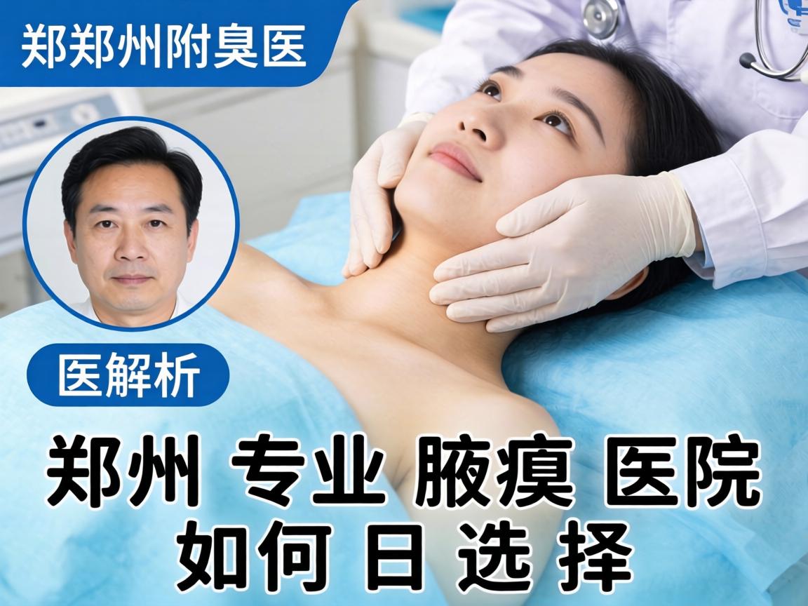 郑州附医腋臭医院解析，郑州专业腋臭医院如何选择