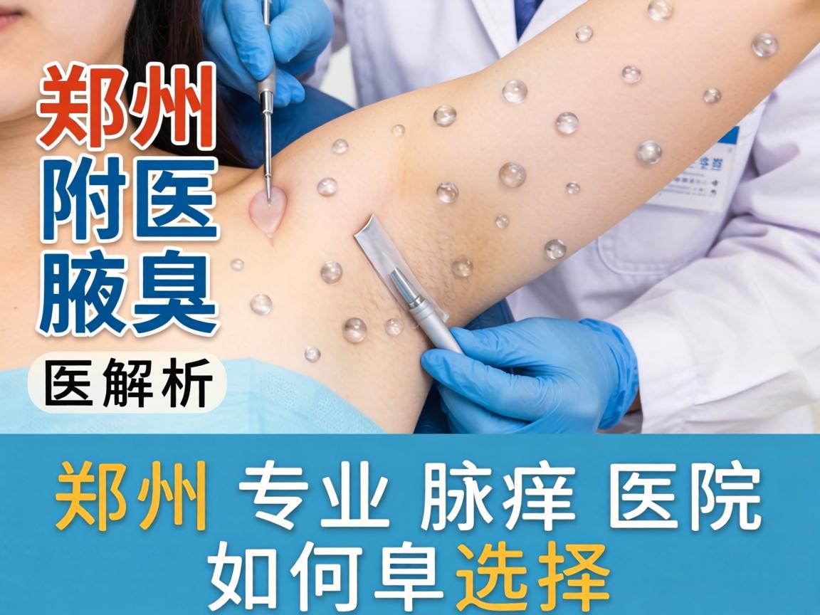 郑州附医腋臭医院解析，郑州专业腋臭医院如何选择