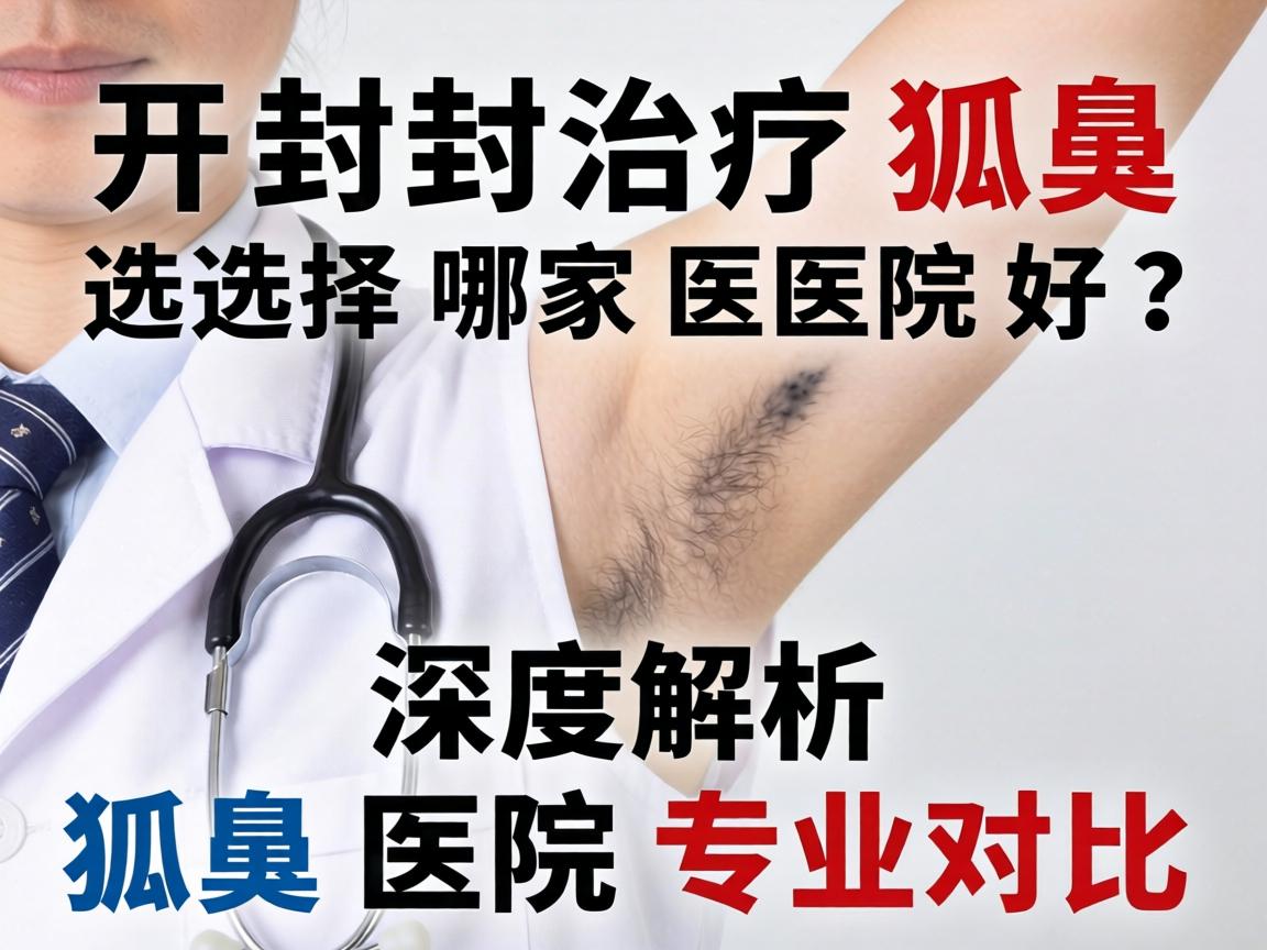 开封治疗狐臭选择哪家医院好？深度解析狐臭医院专业对比