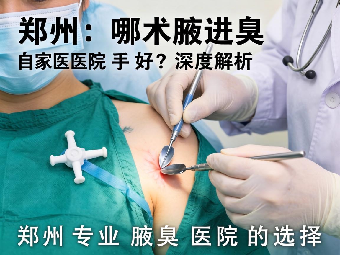 郑州腋臭手术哪家医院好？深度解析郑州专业腋臭医院的选择