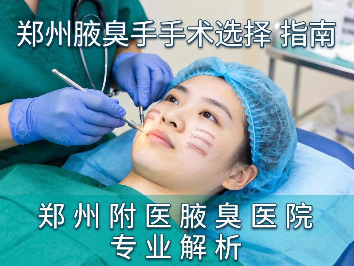 郑州腋臭手术医院选择指南，郑州附医腋臭医院专业解析