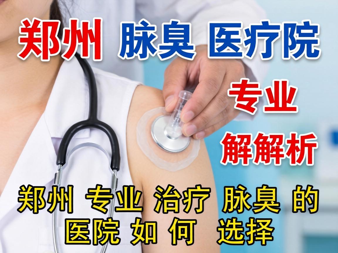 郑州腋臭医院专业解析，郑州专业治疗腋臭的医院如何选择