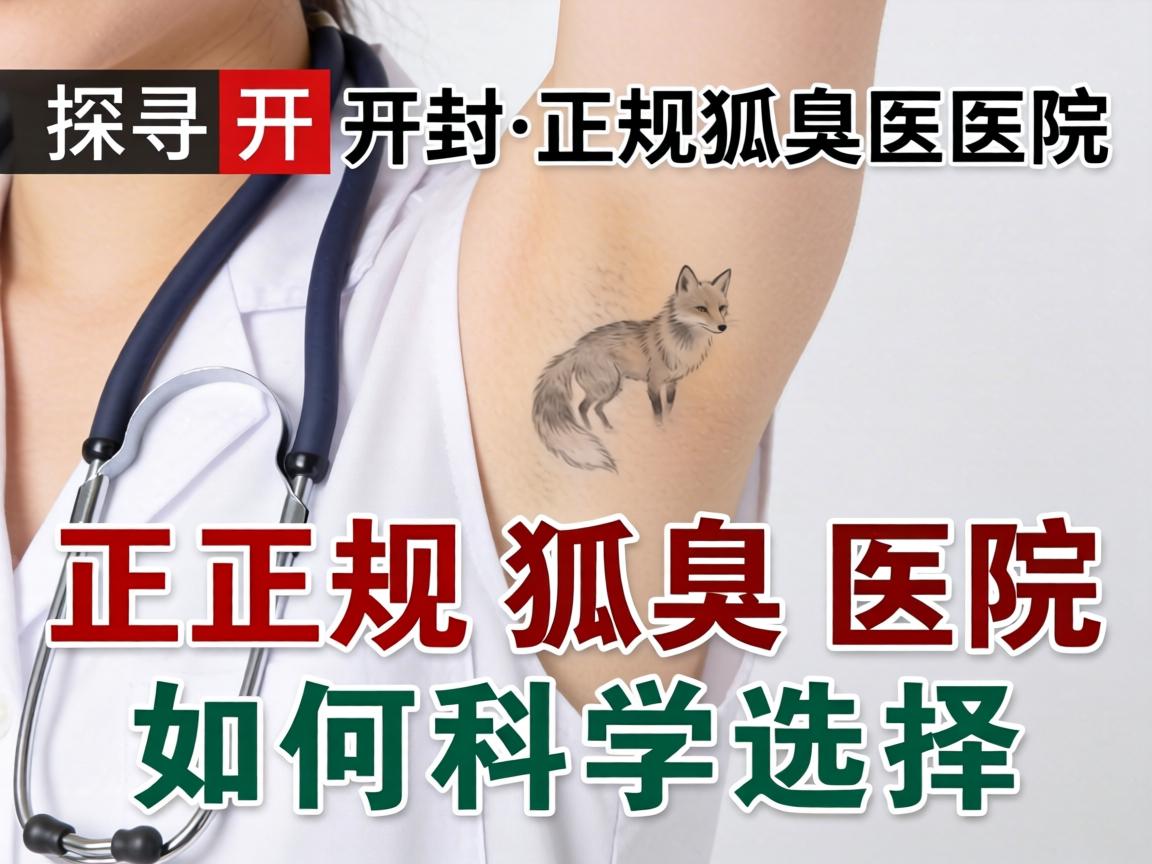 探寻开封正规狐臭医院，正规狐臭医院如何科学选择