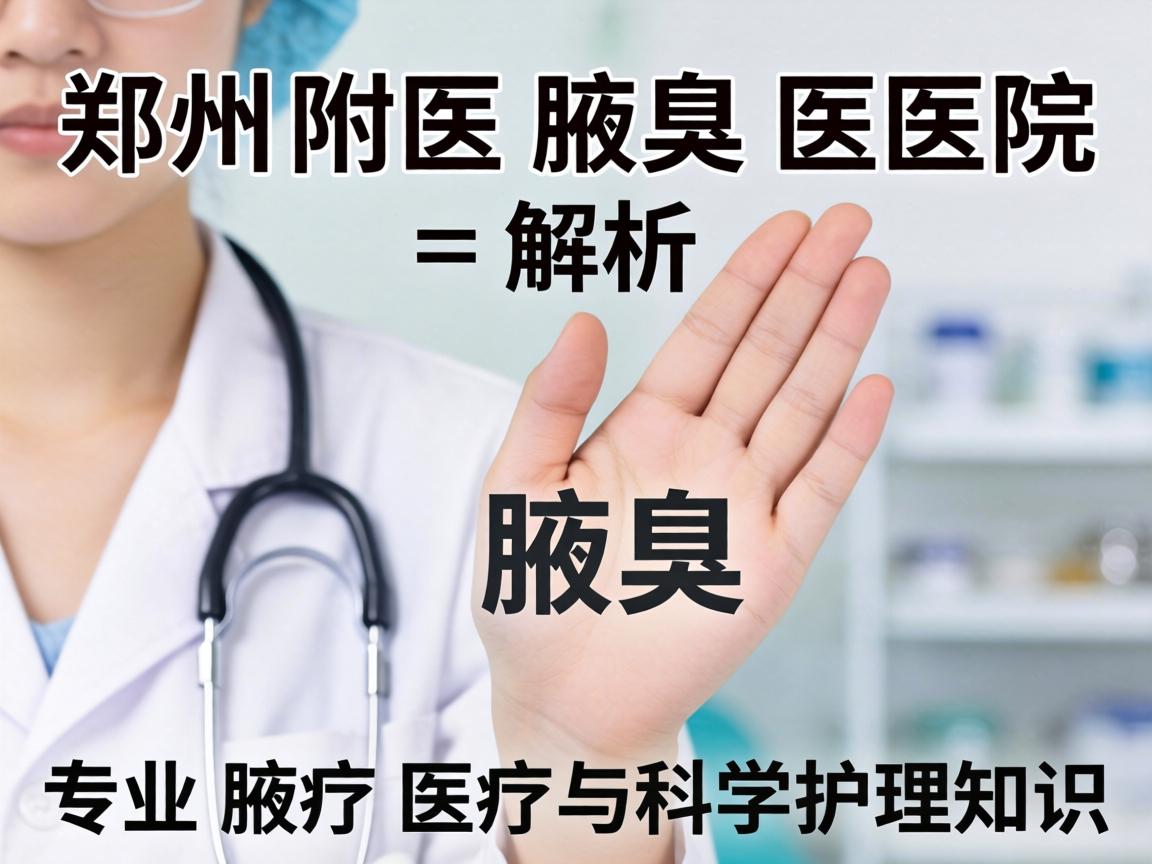 郑州附医腋臭医院解析，专业腋臭医疗与科学护理知识