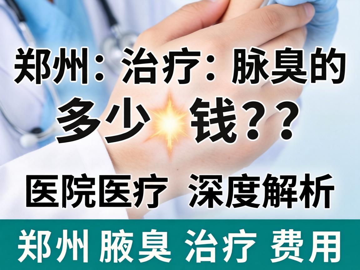 郑州治疗腋臭的医院多少钱？深度解析郑州腋臭治疗费用