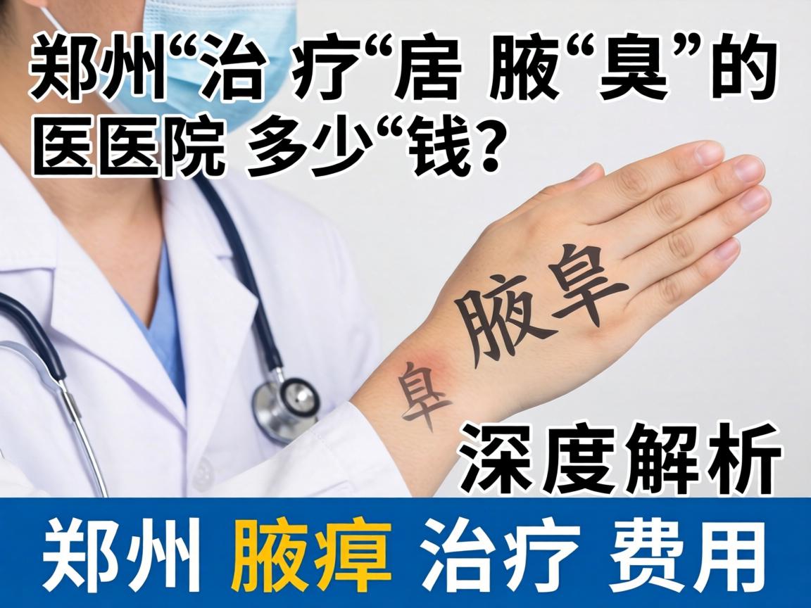 郑州治疗腋臭的医院多少钱？深度解析郑州腋臭治疗费用