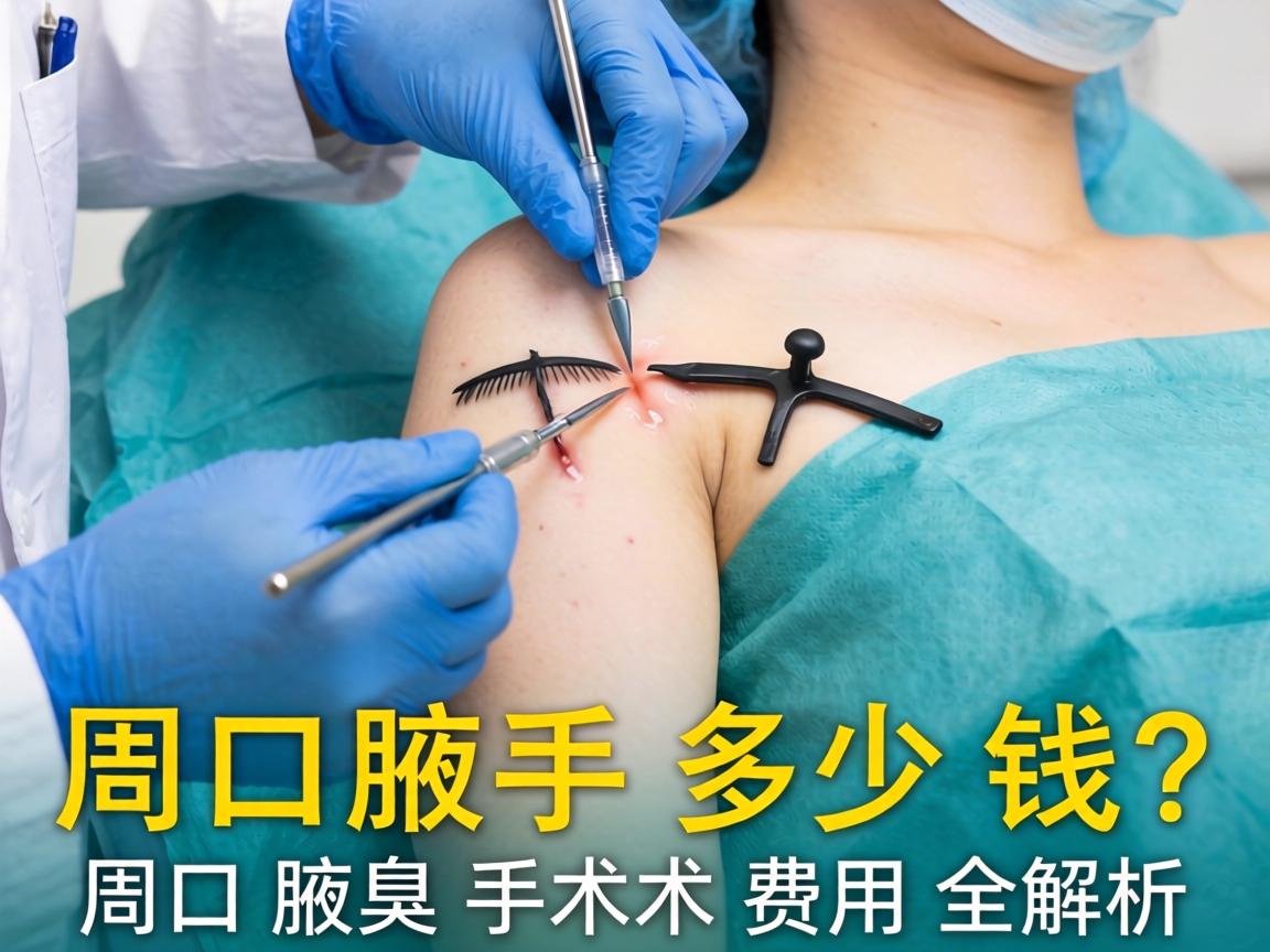 在周口做腋臭手术多少钱？周口腋臭手术费用全解析