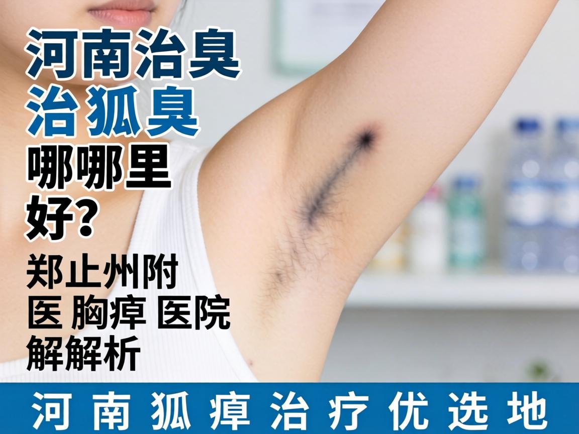 河南治狐臭哪里好？郑州附医腋臭医院解析河南狐臭治疗优选地