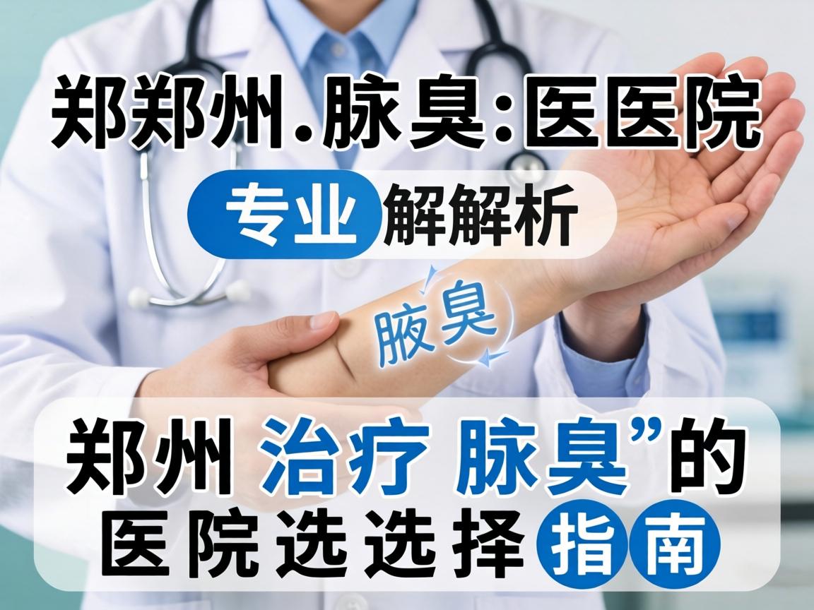 郑州腋臭医院专业解析，郑州治疗腋臭的医院选择指南