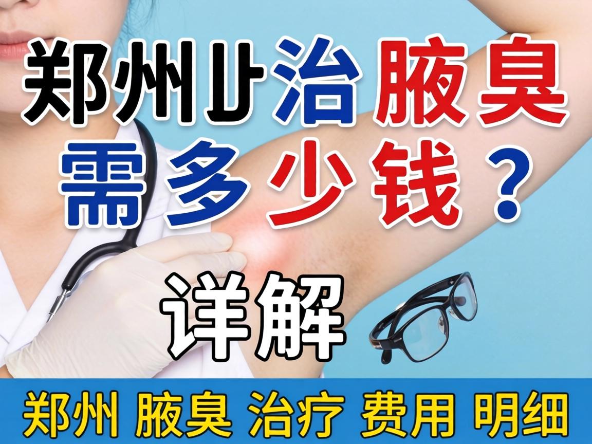 郑州治腋臭需多少钱？详解郑州腋臭治疗费用明细