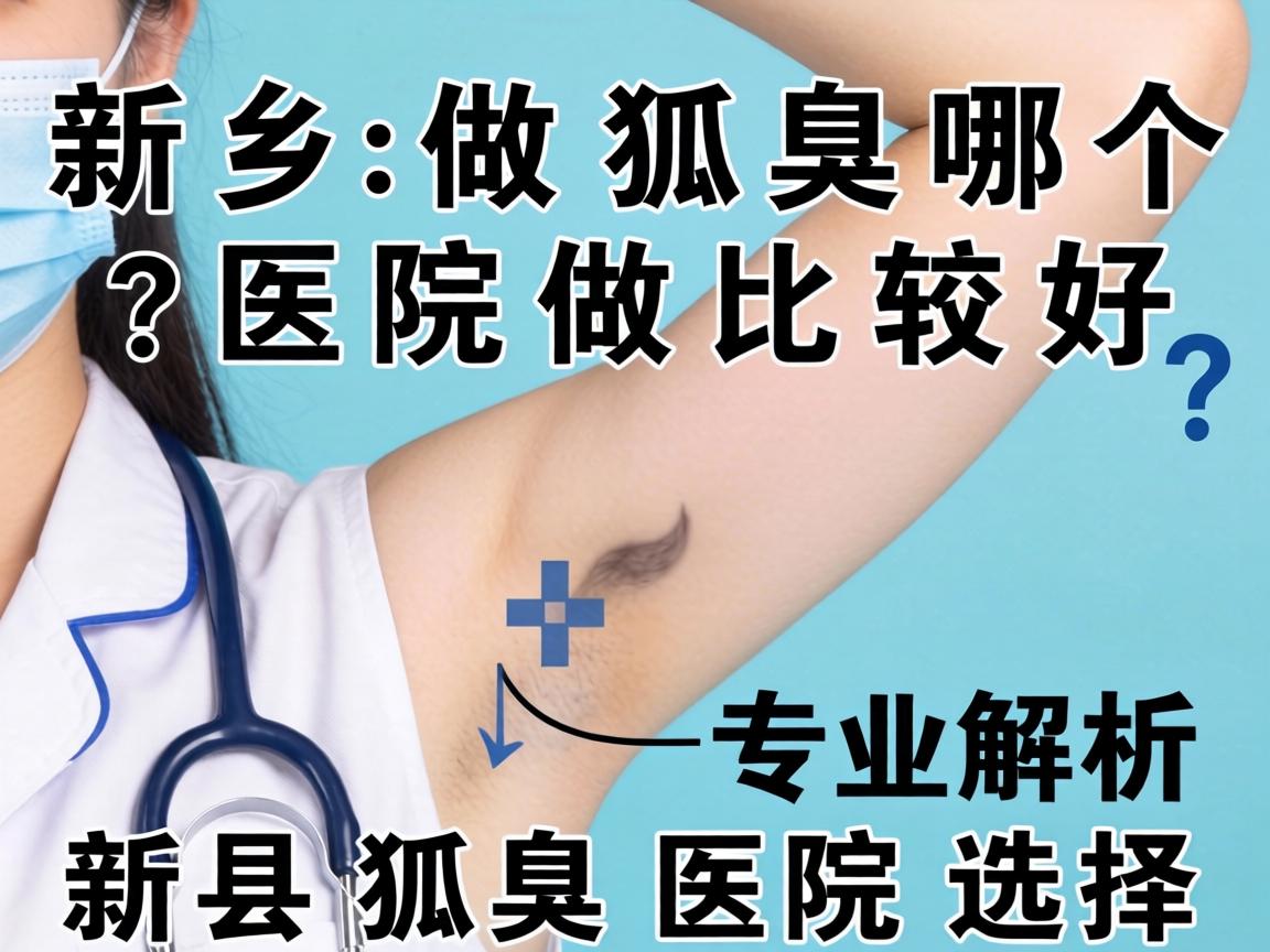 新乡做狐臭哪个医院做比较好？专业解析新乡狐臭医院选择