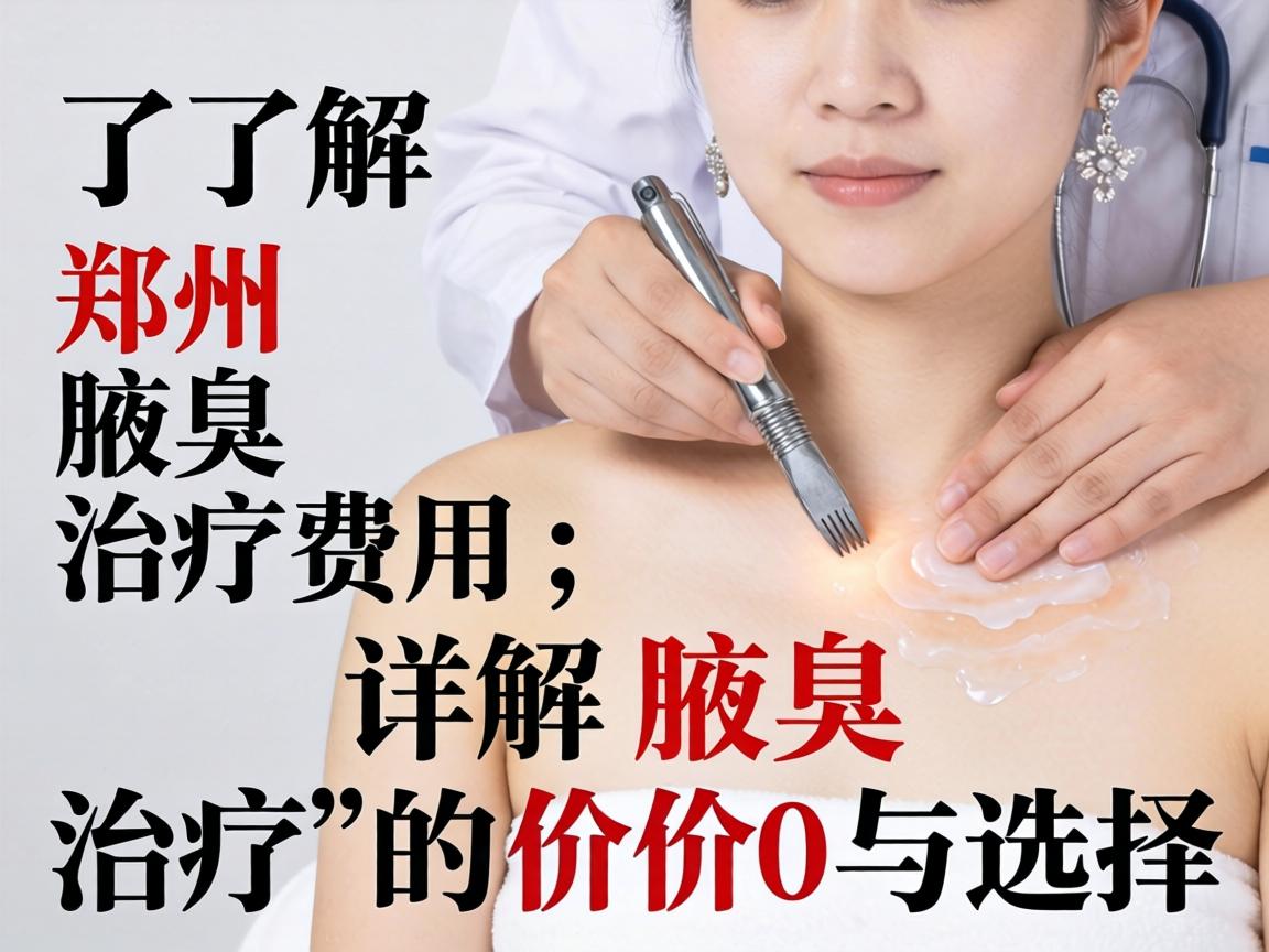 了解郑州腋臭治疗费用，详解腋臭治疗的价格与选择