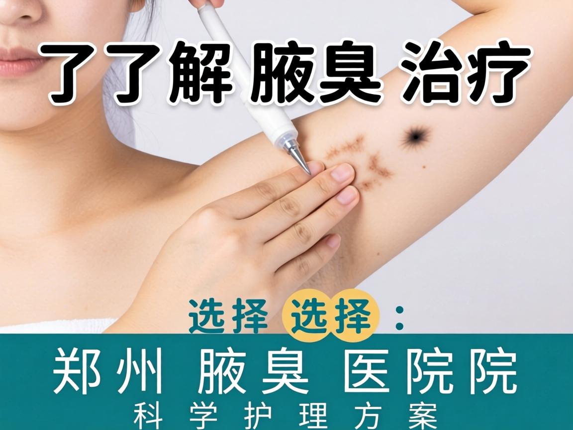了解腋臭治疗，选择郑州腋臭医院；郑州腋臭医院的科学护理方案
