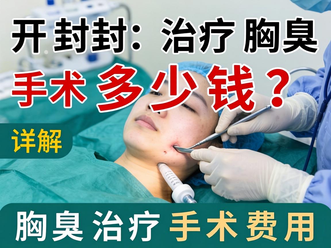 开封治疗腋臭手术多少钱？详解腋臭治疗手术费用
