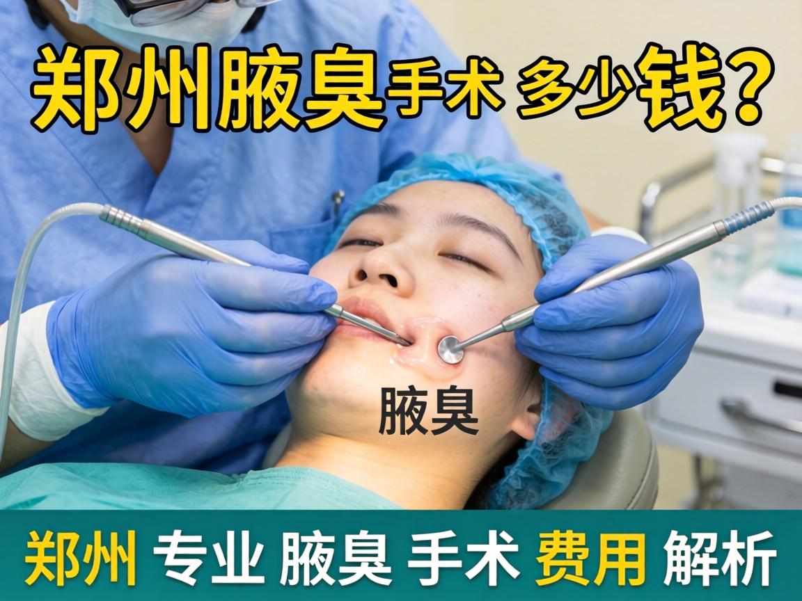 郑州腋臭手术多少钱？郑州专业腋臭手术费用解析