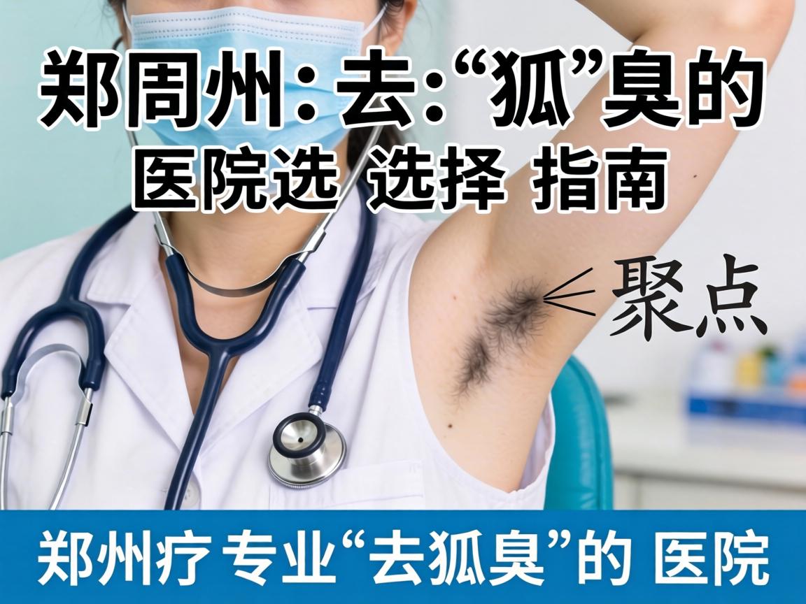 郑州去狐臭的医院选择指南，聚焦郑州专业去狐臭的医院