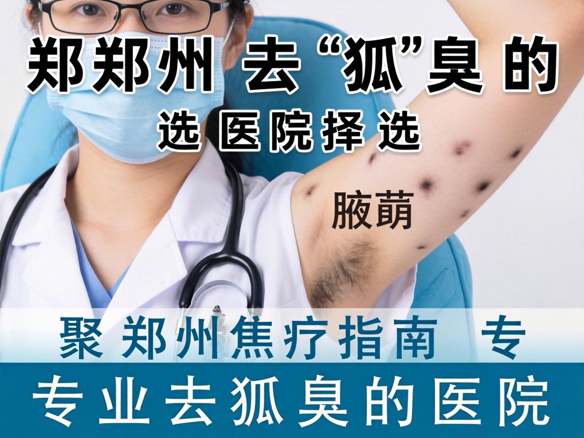 郑州去狐臭的医院选择指南，聚焦郑州专业去狐臭的医院