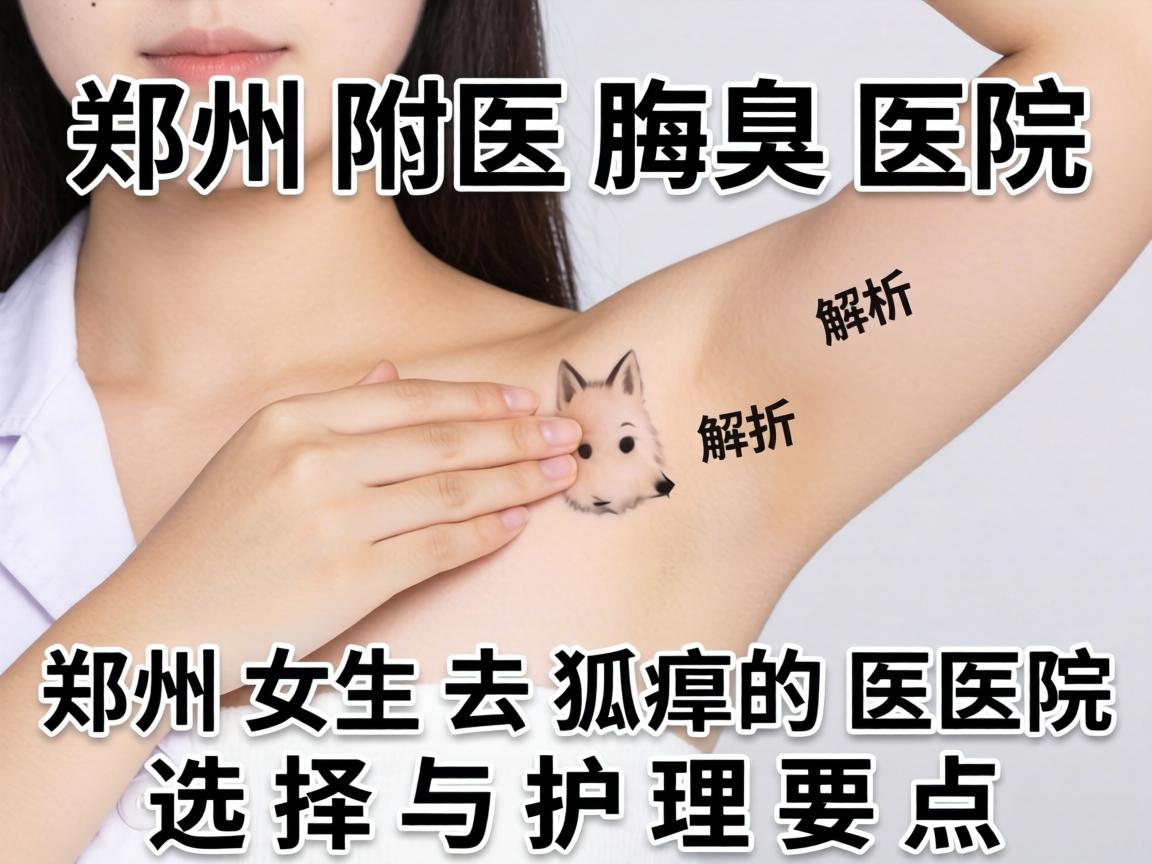 郑州附医腋臭医院解析，郑州女生去狐臭的医院选择与护理要点
