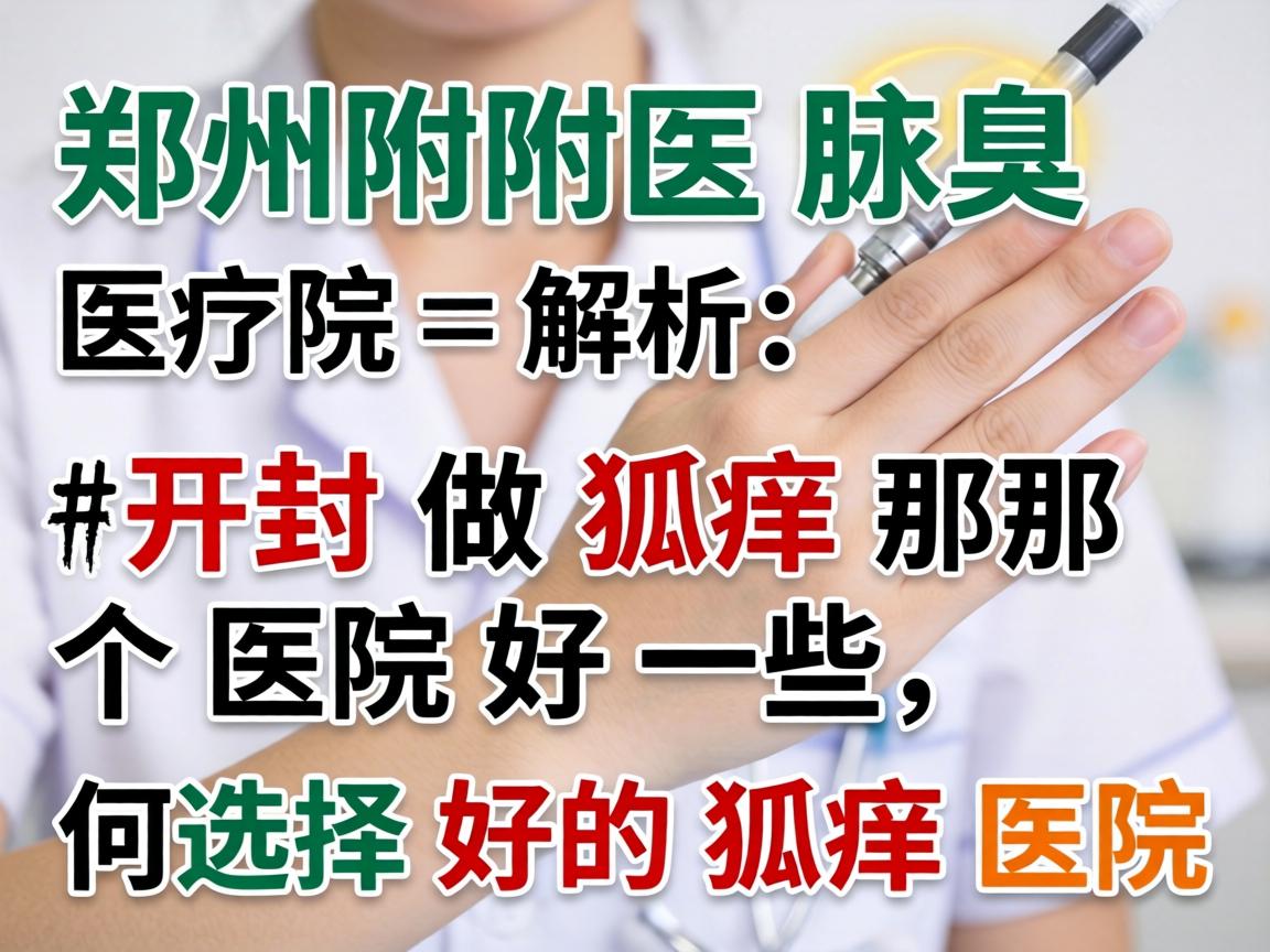 郑州附医腋臭医院解析，开封做狐臭那个医院好一些，如何选择好的狐臭医院