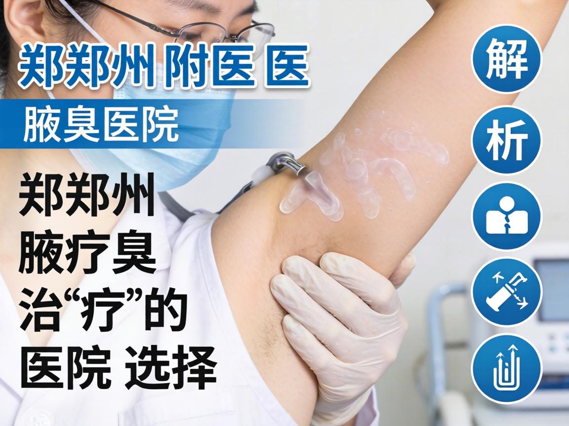 郑州附医腋臭医院解析，郑州腋臭治疗的医院选择