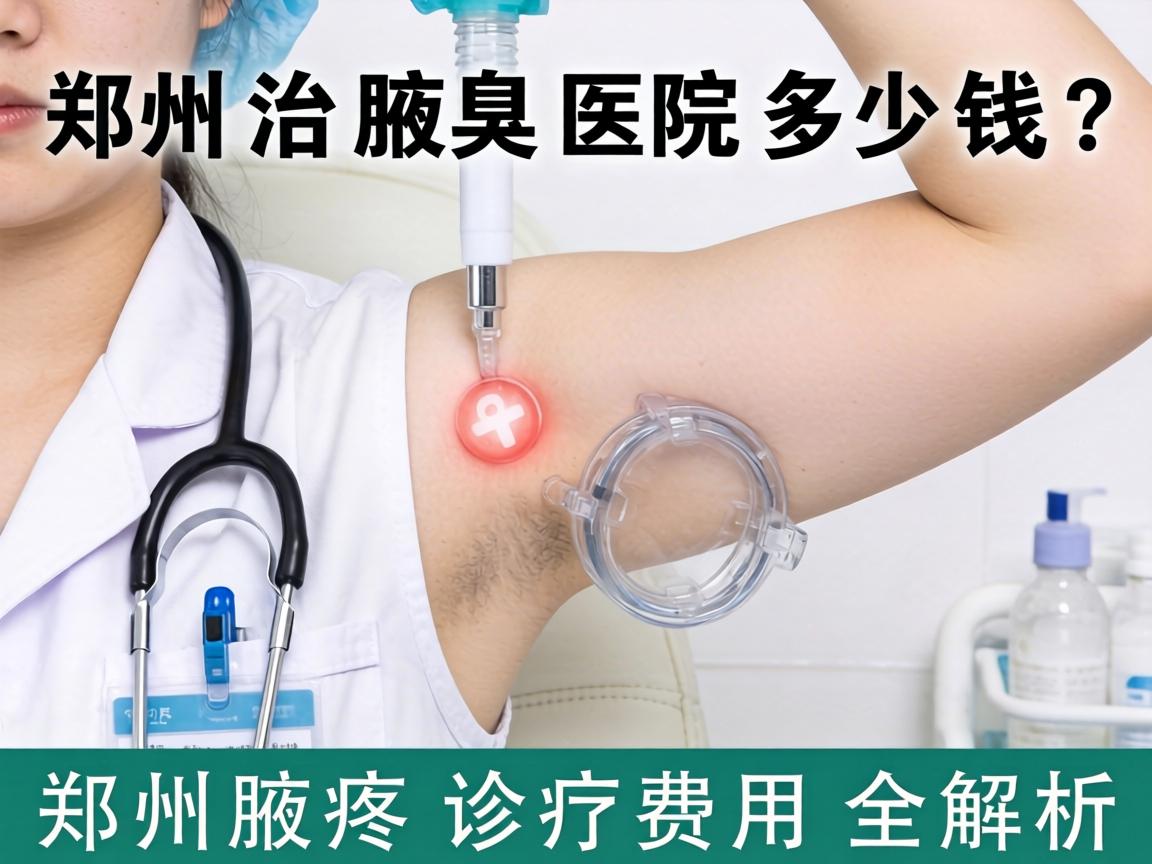 郑州治腋臭医院多少钱？郑州腋臭诊疗费用全解析