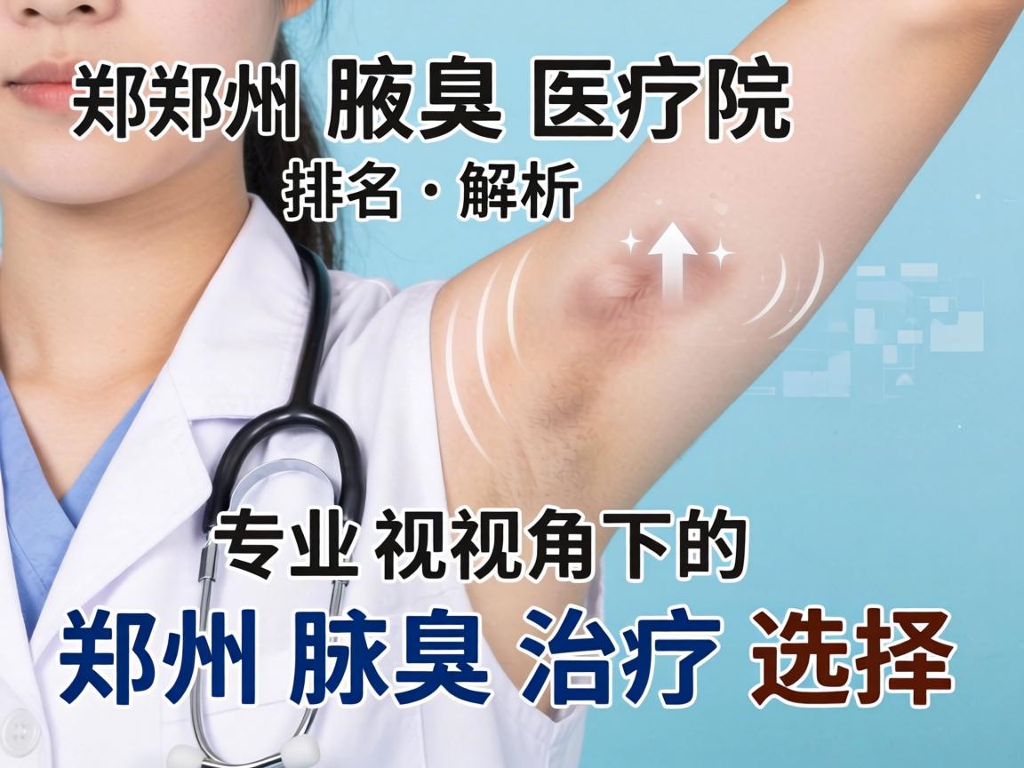 郑州腋臭医院排名解析，专业视角下的郑州腋臭治疗选择