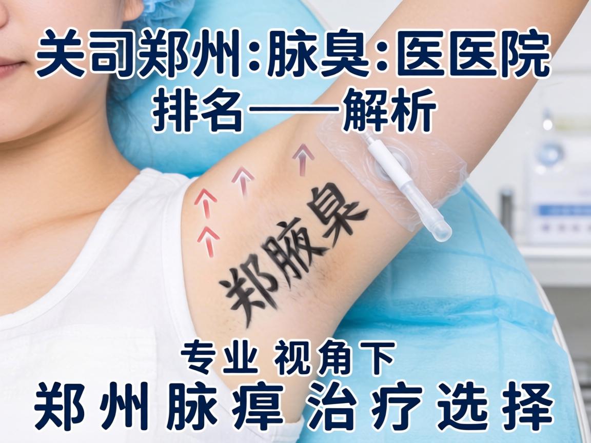 郑州腋臭医院排名解析，专业视角下的郑州腋臭治疗选择
