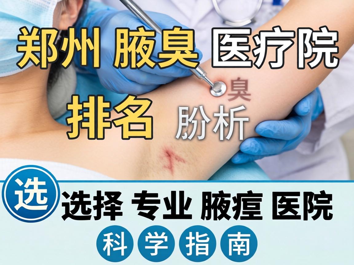 郑州腋臭医院排名解析，选择专业腋臭医院的科学指南